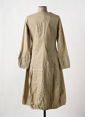 Robe mi-longue beige NID D'ABEILLE pour femme seconde vue