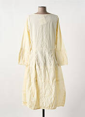 Robe mi-longue beige NID D'ABEILLE pour femme seconde vue
