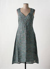 Robe mi-longue gris NID D'ABEILLE pour femme seconde vue