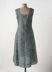 Robe mi-longue gris NID D'ABEILLE pour femme seconde vue