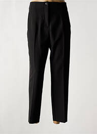 Pantalon slim tissage popeline taille normale noir AMY&CLO femme