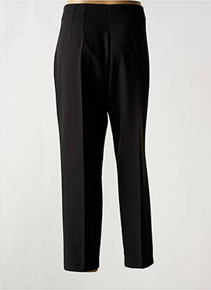 Pantalon slim tissage popeline taille normale noir AMY&CLO femme
