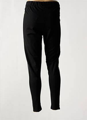 Pantalon slim taille élastique taille normale noir MOCCOCO FASHION femme