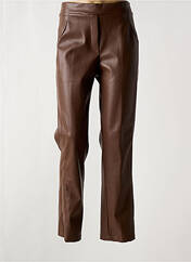 Pantalon droit marron JEAN MARC PHILIPPE pour femme seconde vue
