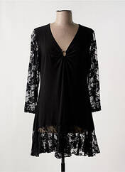 Robe courte noir MAGNA pour femme seconde vue