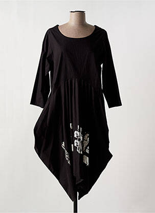 Robe mi-longue noir VINENZO ALLOCCA pour femme