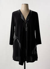 Tunique manches longues noir 2W PARIS pour femme seconde vue