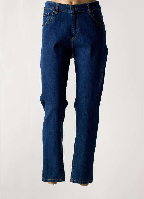Jeans coupe slim bleu JEAN MARC PHILIPPE pour femme