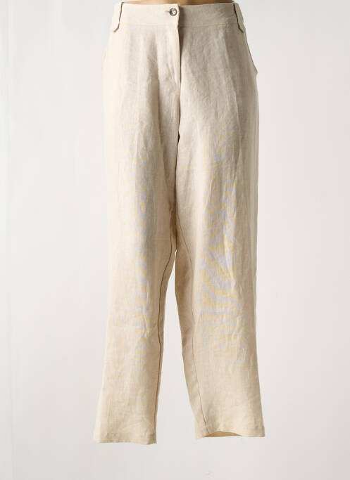 Pantalon large beige JEAN MARC PHILIPPE pour femme