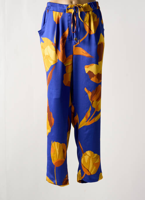 Pantalon large bleu JEAN MARC PHILIPPE pour femme