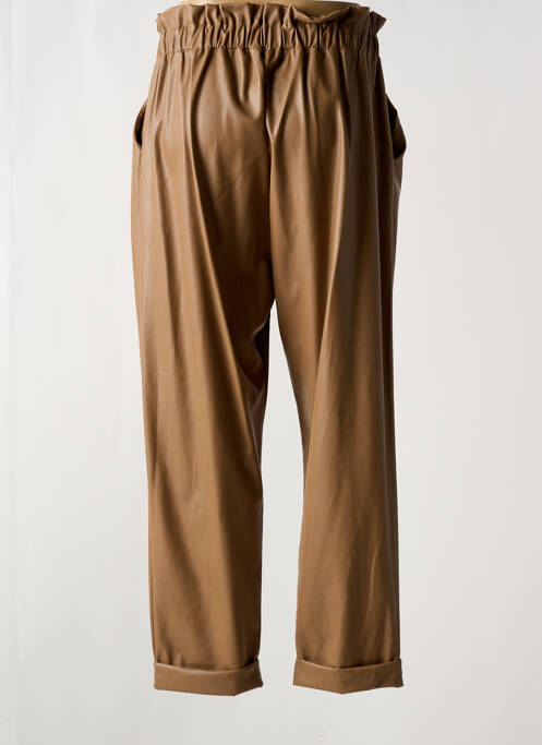 Pantalon slim marron 2W PARIS pour femme