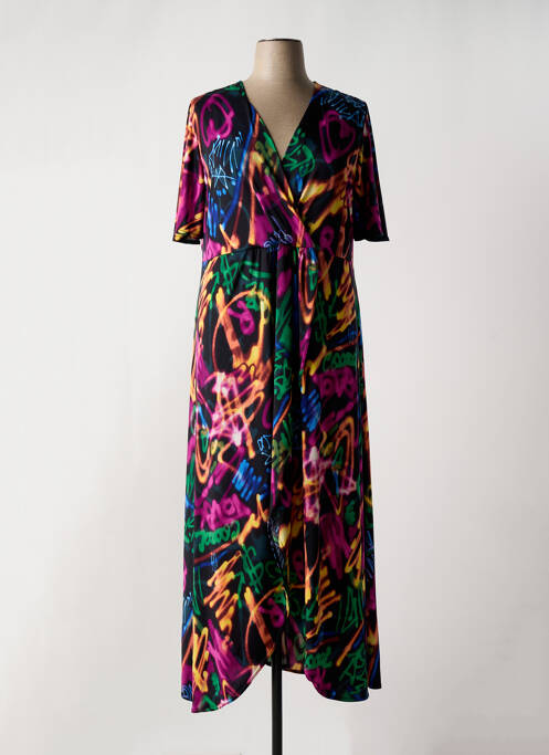 Robe longue vert 2W PARIS pour femme