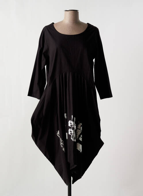 Robe mi-longue noir VINENZO ALLOCCA pour femme