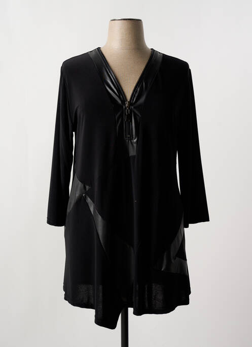 Tunique manches longues noir 2W PARIS pour femme