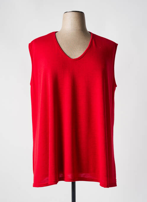 Débardeur rouge JEAN MARC PHILIPPE pour femme