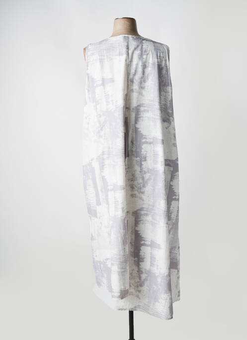 Robe mi-longue gris LUUKAA pour femme