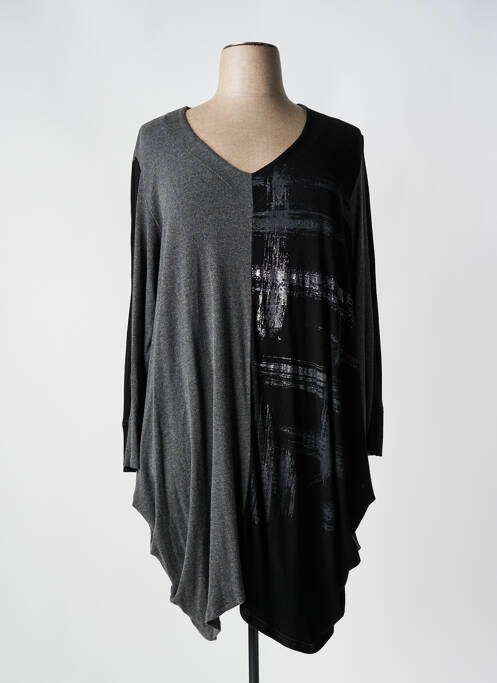 Tunique manches longues gris JEAN MARC PHILIPPE pour femme
