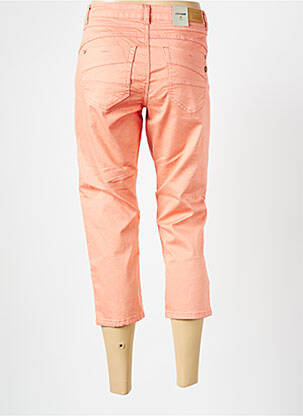 Pantacourt stretch taille basse orange CREAM femme