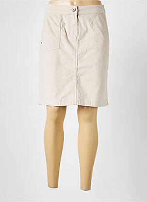 Jupe mi-longue stretch beige CECIL femme