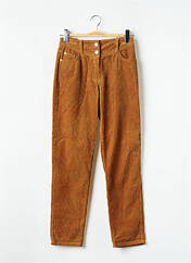 Pantalon droit jaune C'EST BEAU LA VIE pour femme seconde vue