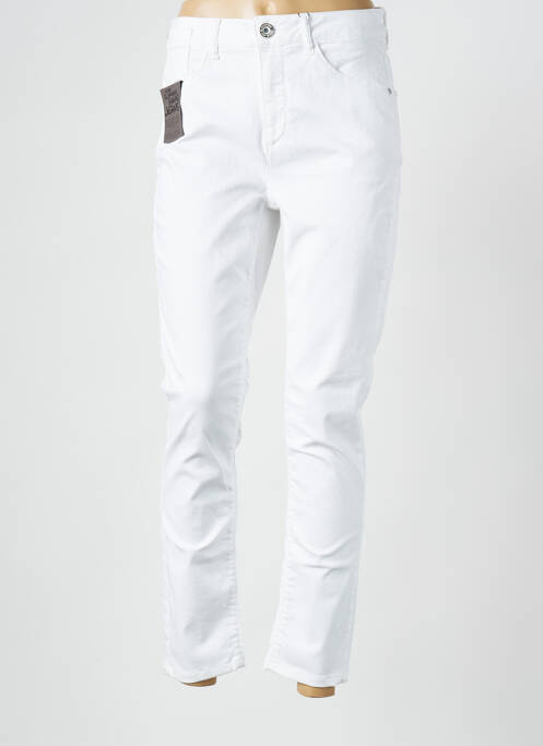 Jeans coupe slim blanc STREET ONE pour femme