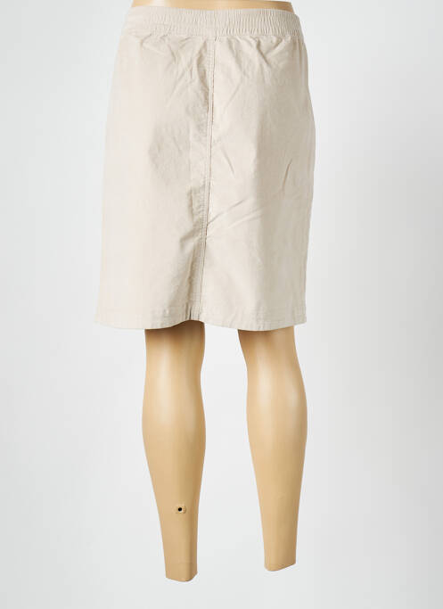 Jupe mi-longue beige CECIL pour femme