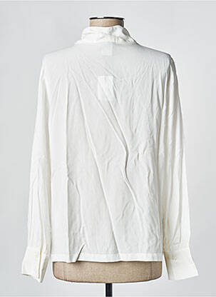 Blouse tissage popeline manches longues beige STREET ONE femme