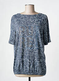 T-shirt sérigraphie avec strass manches courtes bleu CECIL femme