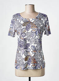 T-shirt stretch manches courtes violet DIANE LAURY femme