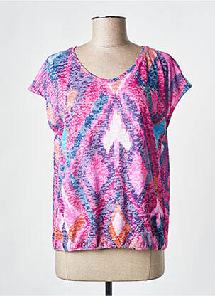 T-shirt imprimé fantaisie manches courtes violet STREET ONE femme