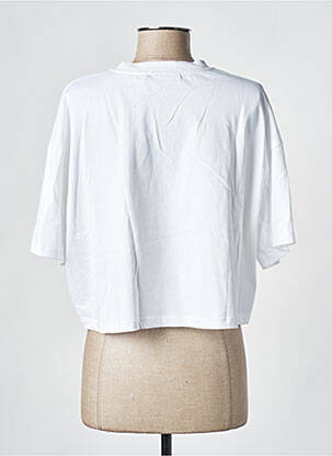 T-shirt imprimé fantaisie manches courtes blanc LEE COOPER femme