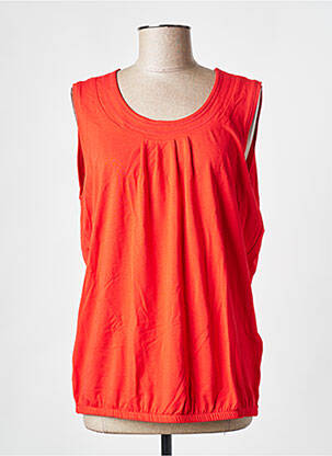 Débardeur stretch sans manche rouge BRANDTEX femme