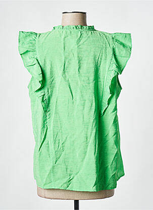 Blouse manches courtes manches courtes vert GEISHA femme
