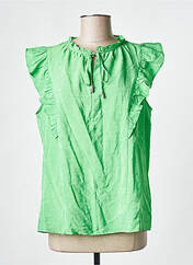 Blouse vert GEISHA pour femme seconde vue