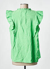Blouse vert GEISHA pour femme seconde vue