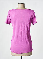 T-shirt violet C'EST BEAU LA VIE pour femme seconde vue