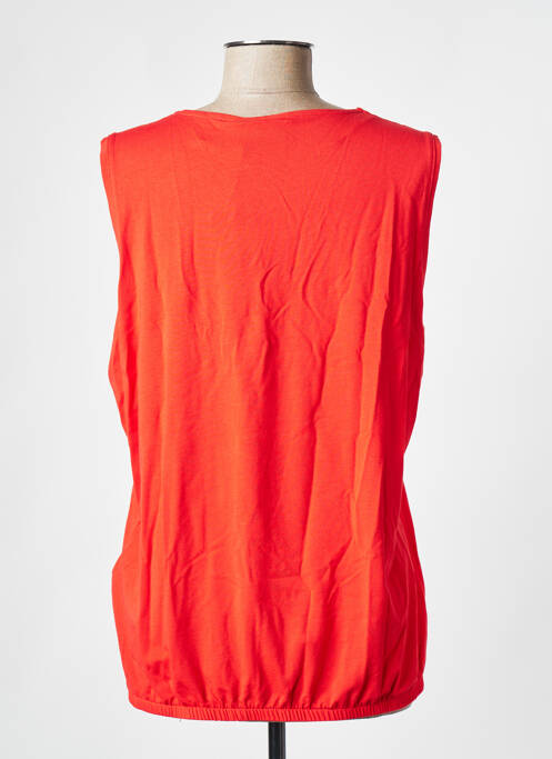 Débardeur stretch sans manche rouge BRANDTEX femme