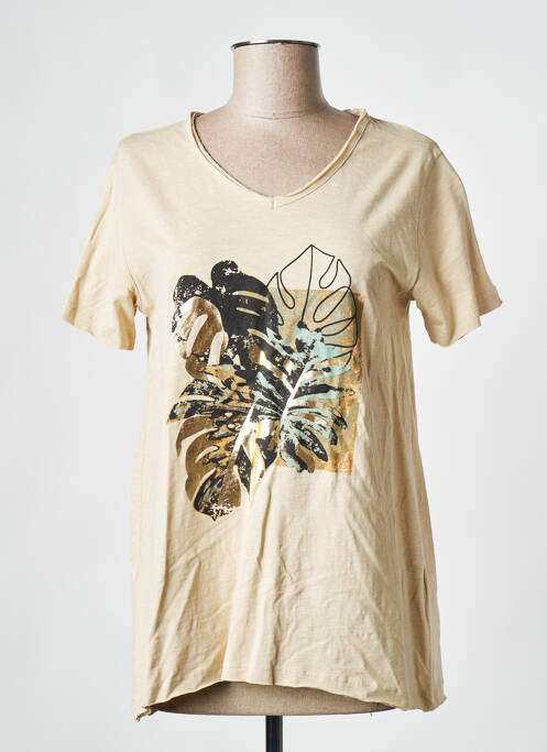 T-shirt beige CREAM pour femme