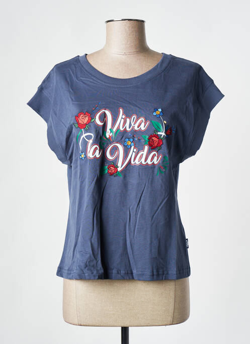 T-shirt bleu LEE COOPER pour femme