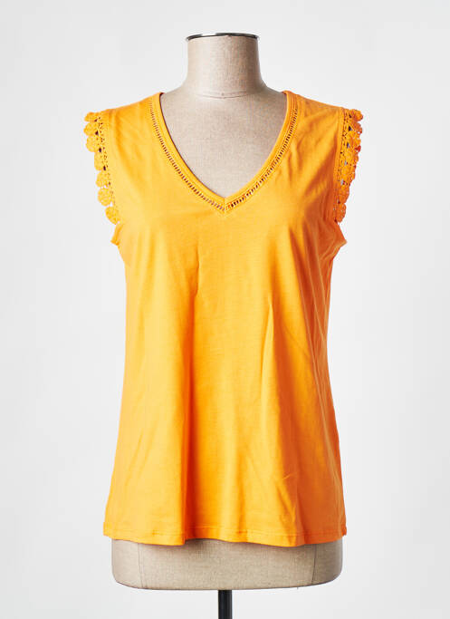 T-shirt orange JULIE GUERLANDE pour femme