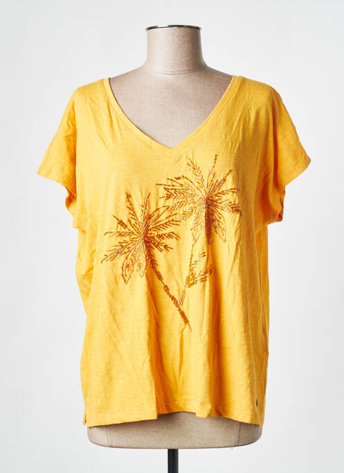 T-shirt orange TRAMONTANA pour femme