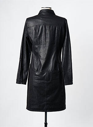 Robe courte manches longues manches longues noir GEISHA femme