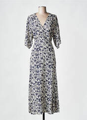 Robe longue bleu C'EST BEAU LA VIE pour femme seconde vue