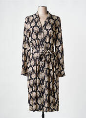 Robe mi-longue noir GEISHA pour femme seconde vue