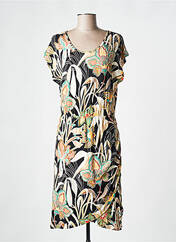 Robe mi-longue noir GEISHA pour femme seconde vue