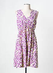 Robe mi-longue violet C'EST BEAU LA VIE pour femme seconde vue