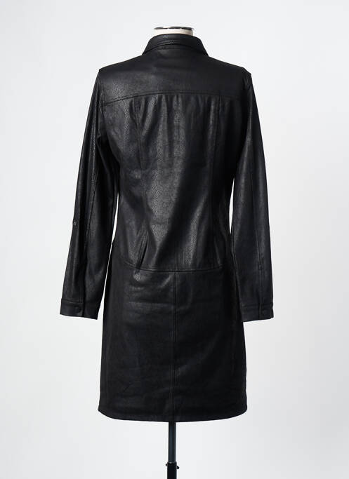 Robe courte manches longues manches longues noir GEISHA femme