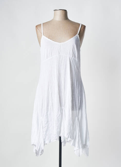 Jupon /Fond de robe blanc SUN LIGHT pour femme