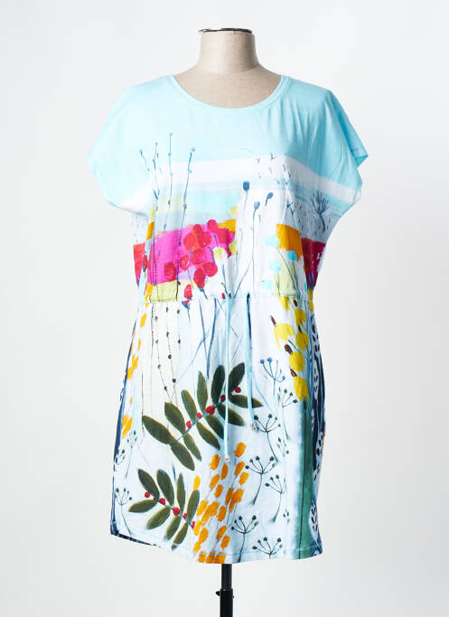 Robe courte bleu DOLCEZZA pour femme