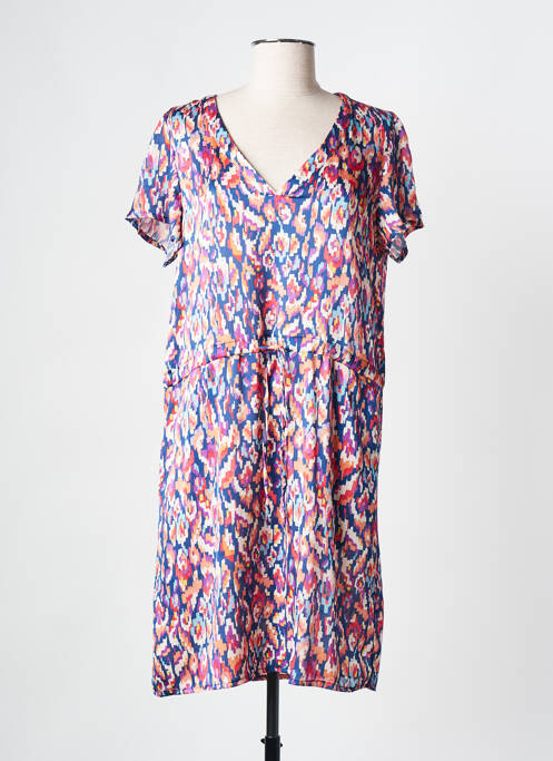 Robe courte bleu FELINO pour femme